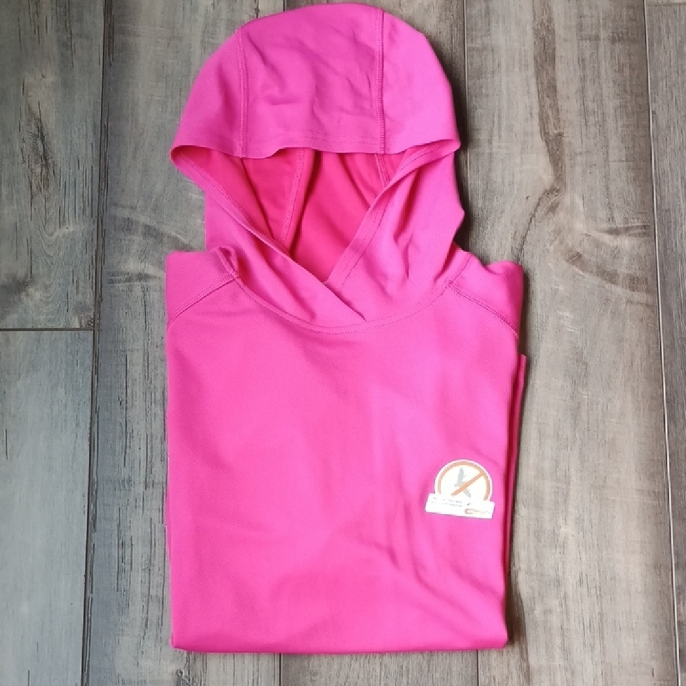 Cabela's Pink Fusion Knit Hooded Pullover Insect Defense No Fly Zone - Picture 10 of 10